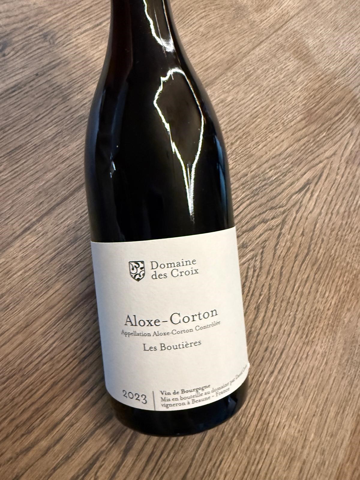 ALOXE CORTON LES BOUTIERES 2023 DOMAINE DES CROIX BEAUNE
